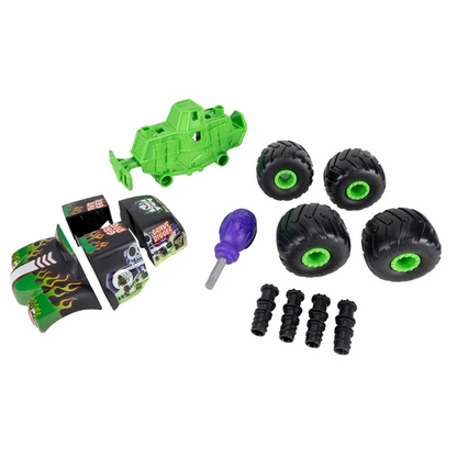 Monster Jam - Monstruction Construct - Grave Digger Playset