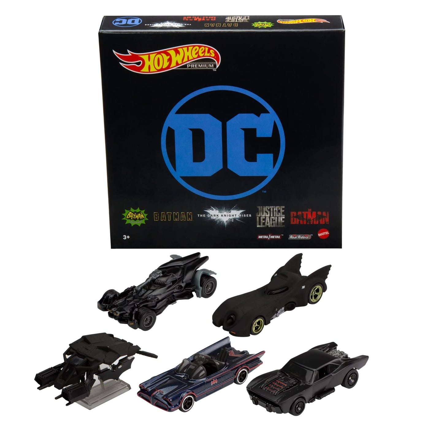 Hot Wheels - DC - Batman Premiun 5 Pack