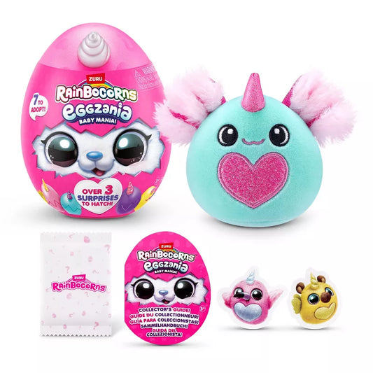 Rainbocorns - Eggzania Mini Babymania Plushies