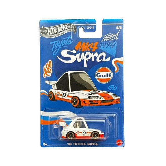 Hot Wheels - Tooned 1994 Toyota MK4 Supra Silver Gulf