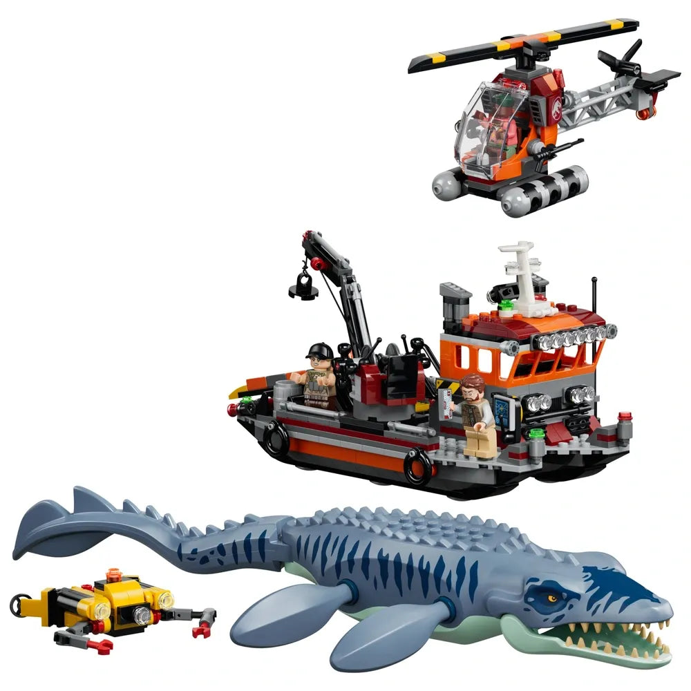 LEGO Jurassic World - Mosasaurus Dinosaur Boat Attack (77983)