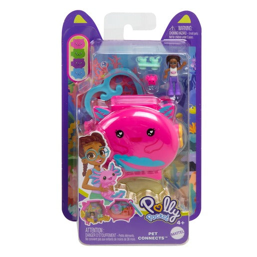 Polly Pocket - Pet Connects - Axolotl Playset