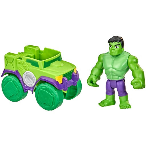 Spidey and His Amazing Friends - Vehicle and Figure Set - Hulk