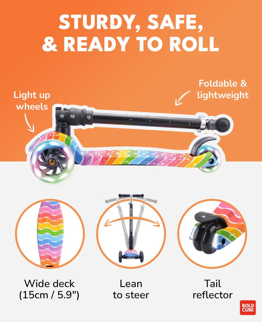Boldcube - Big 3 Wheel Scooter - Astro Dream (5-10 Yrs)