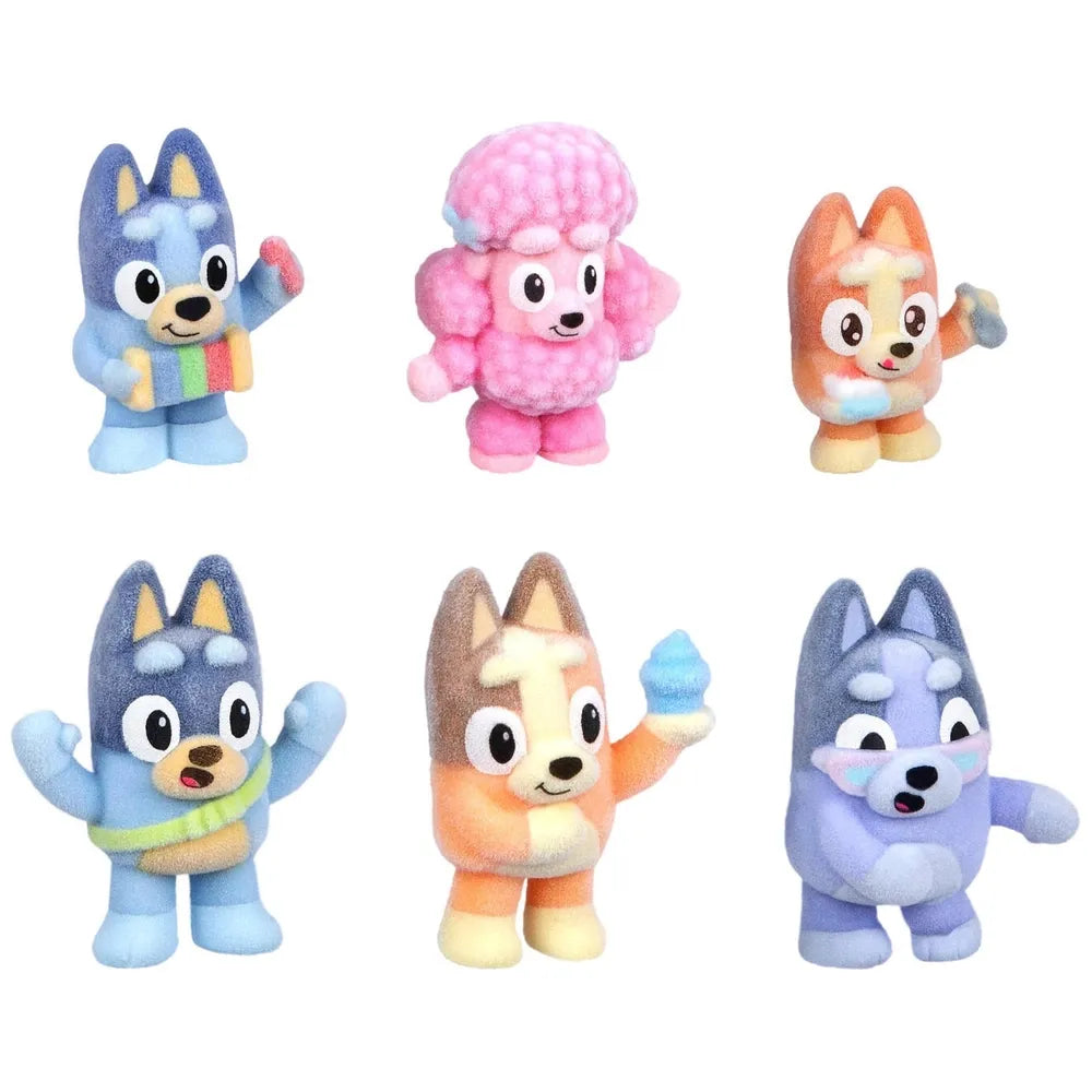 Bluey - Fuzzies Figures Deluxe - 8 Pack