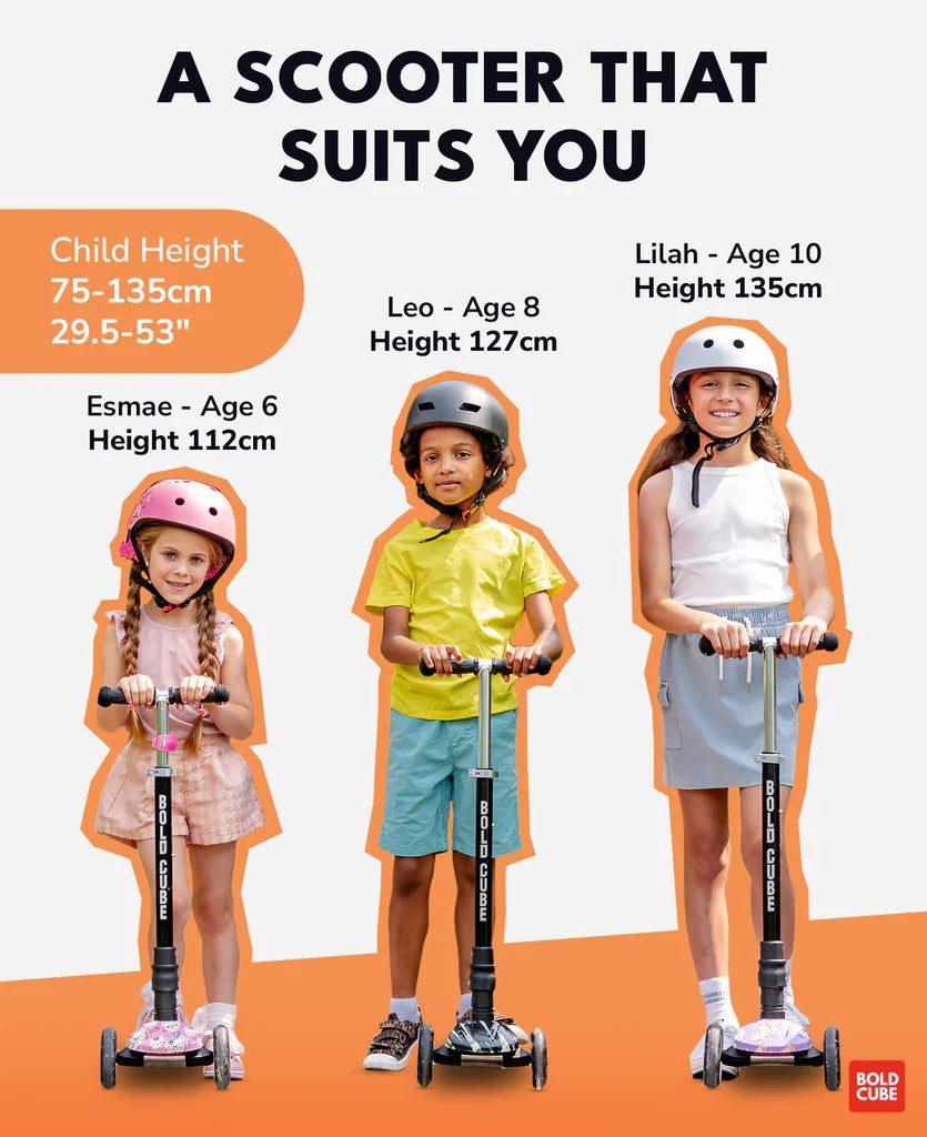 Boldcube - Big 3 Wheel Scooter - Astro Dream (5-10 Yrs)