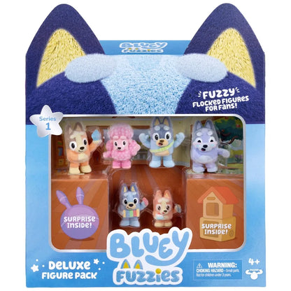 Bluey - Fuzzies Figures Deluxe - 8 Pack