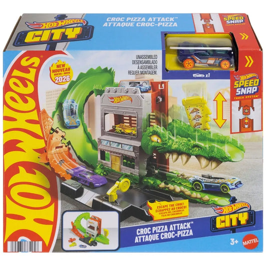 Hot Wheels - City Croc Pizza Attack Playset