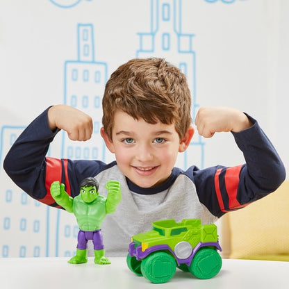 Spidey and His Amazing Friends - Vehicle and Figure Set - Hulk