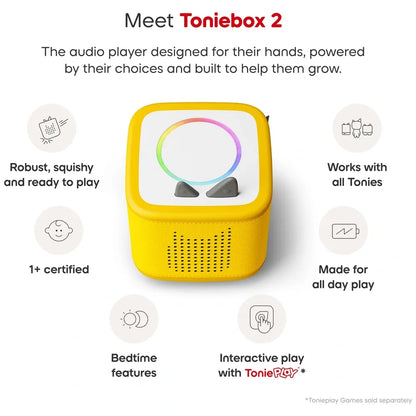 Toniebox 2 - Starter Set with Pokemon Pikachu Tonie - Yellow
