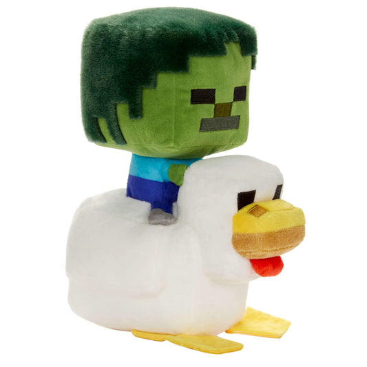 Minecraft - Zombie Chicken Jockey Plush 8"