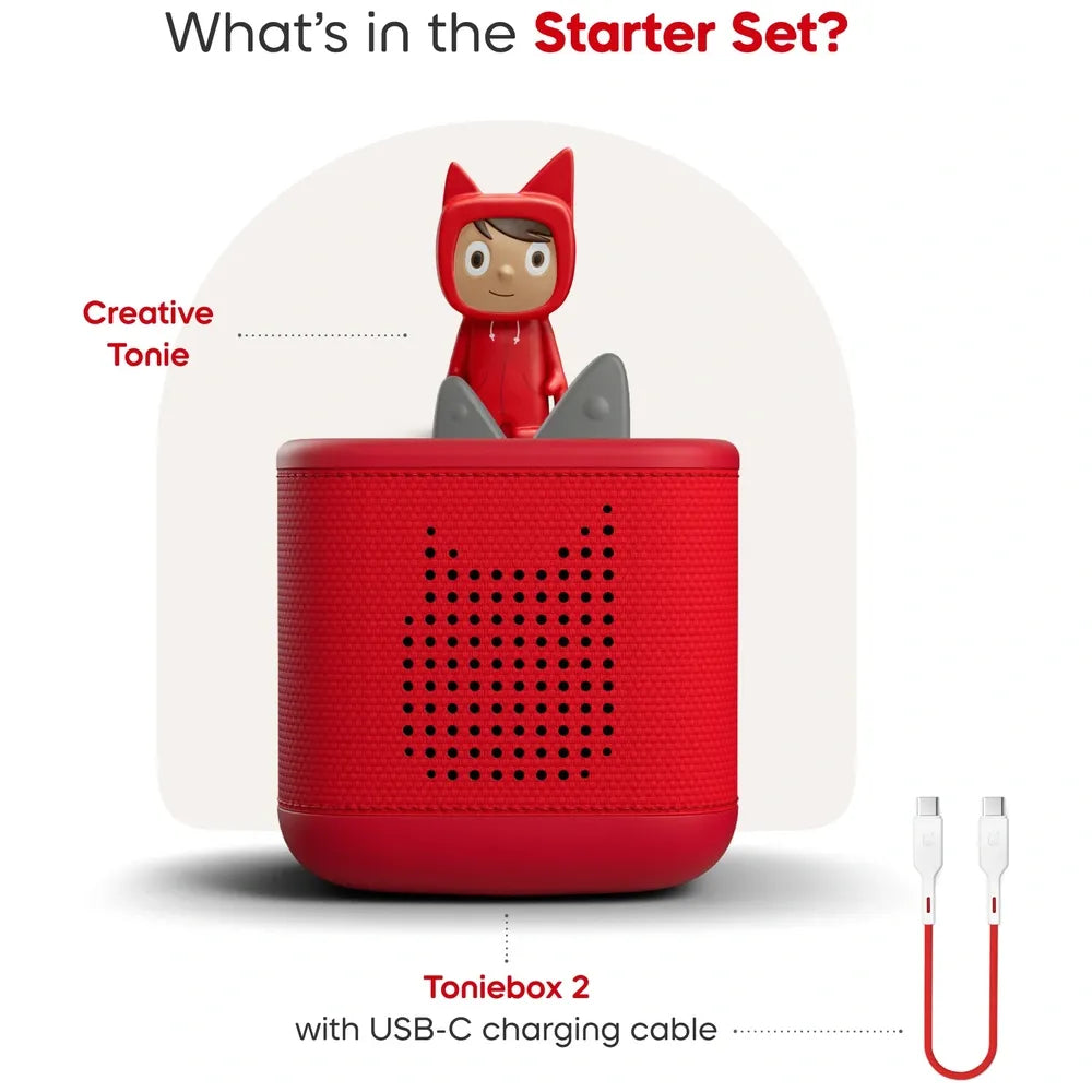 Toniebox 2 - Starter Set - Sunset Red – Toy Corner