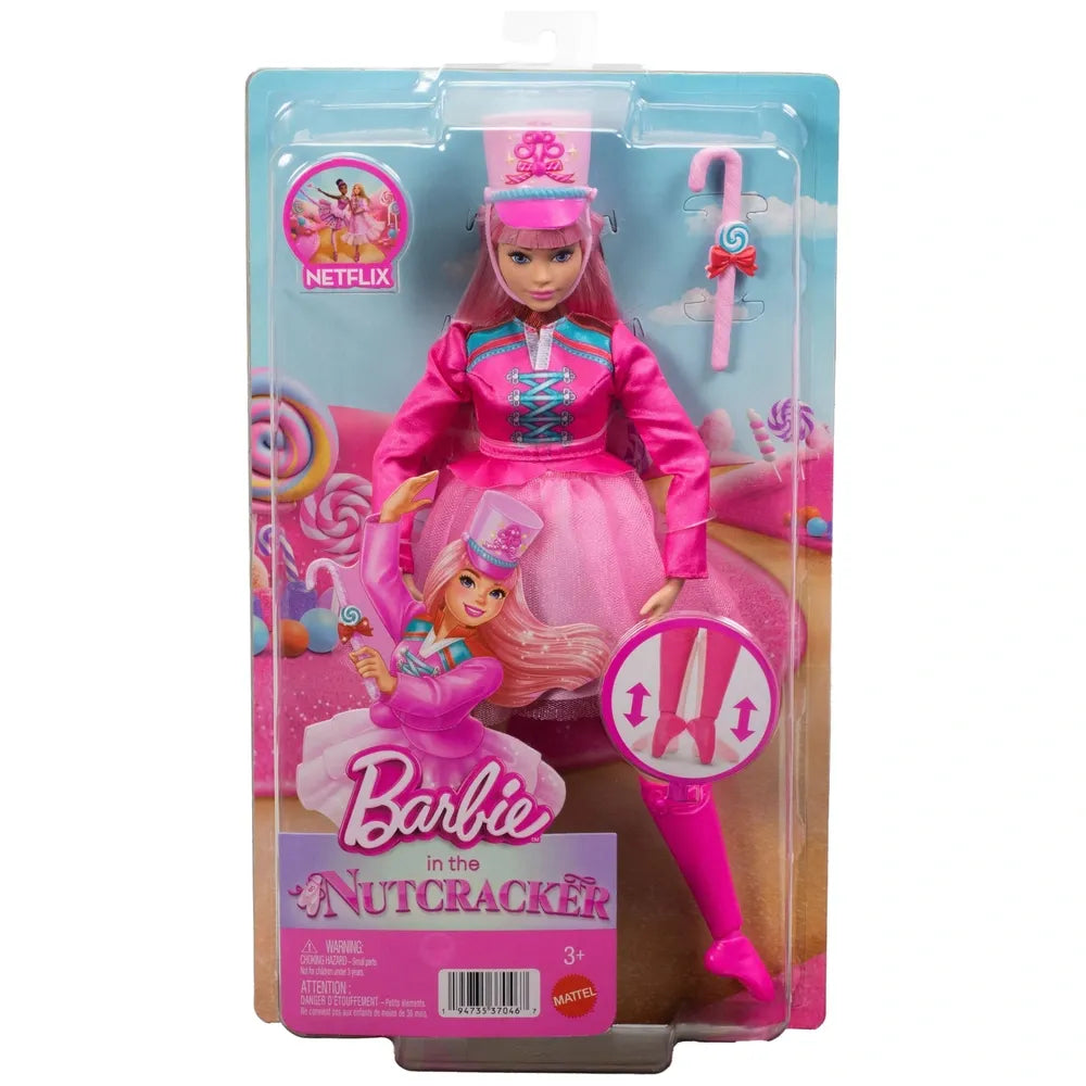 Barbie - In the Nutcracker Daisy Ballerina Doll with Candy Cane Baton