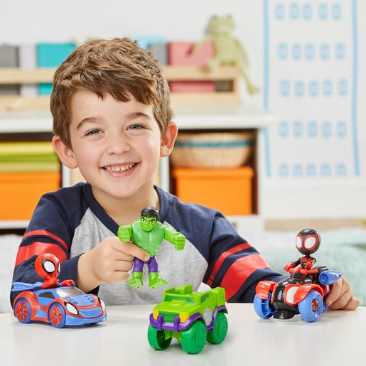 Spidey and His Amazing Friends - Vehicle and Figure Set - Hulk