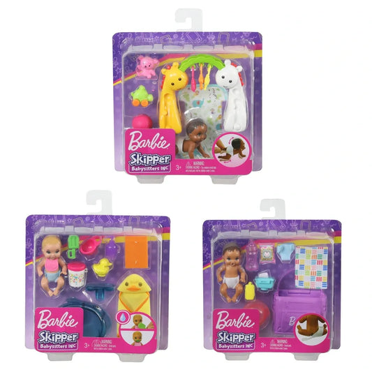 Barbie - Skipper Babysitter Babies with Accessories (Assorted)