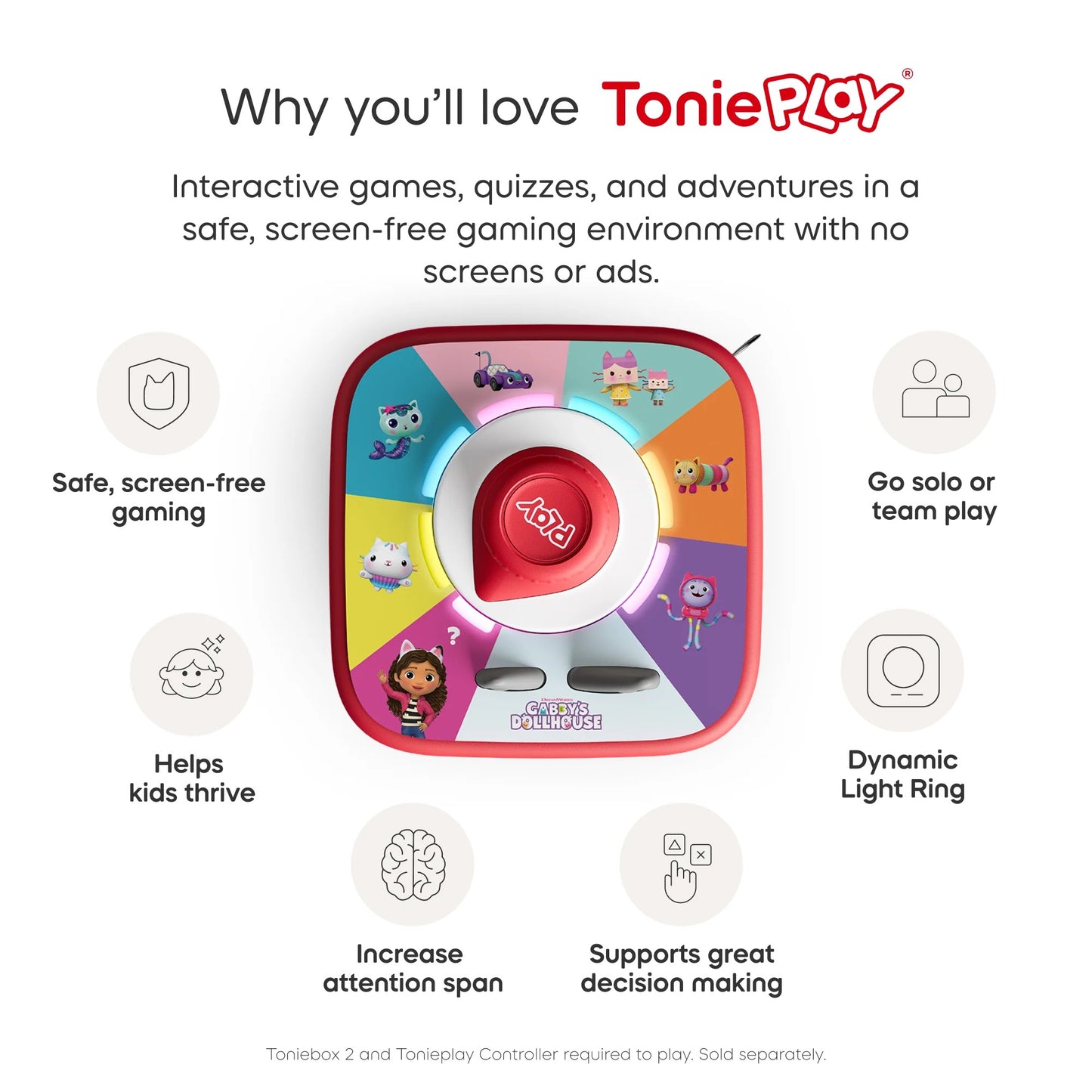 Tonies - Tonieplay - Gabby's Dollhouse - Gabby's Cat-tastic Scavenger Hunt