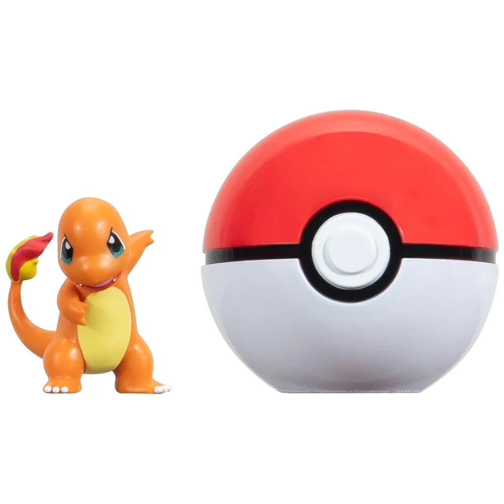Pokemon - Clip 'N' Go - Charmander and Poke Ball