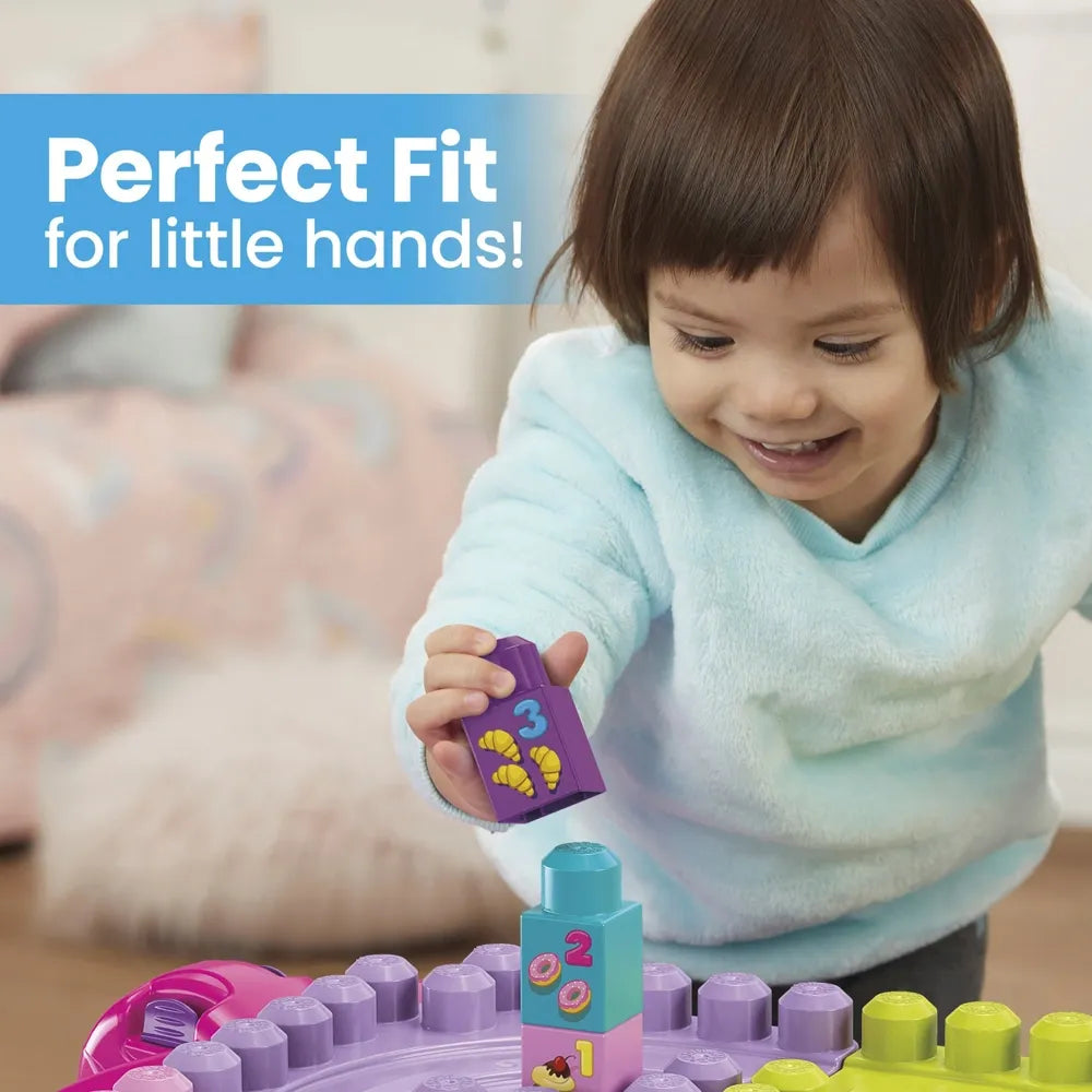 Fisher-Price - Mega Bloks - Build & Learn Table - Pink