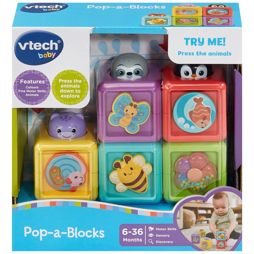 VTech - Baby Pop-a-Blocks Set