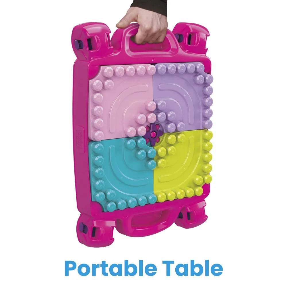 Fisher-Price - Mega Bloks - Build & Learn Table - Pink