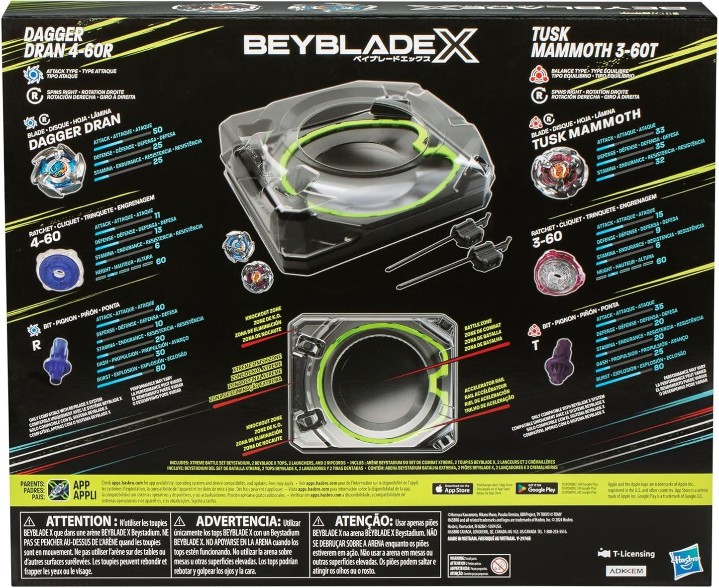 Beyblade - Xtreme Battle Set with Beystadium Arena - 2 Pack