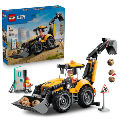LEGO City - Yellow Backhoe Loader (60480)