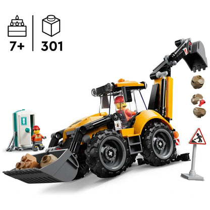 LEGO City - Yellow Backhoe Loader (60480)