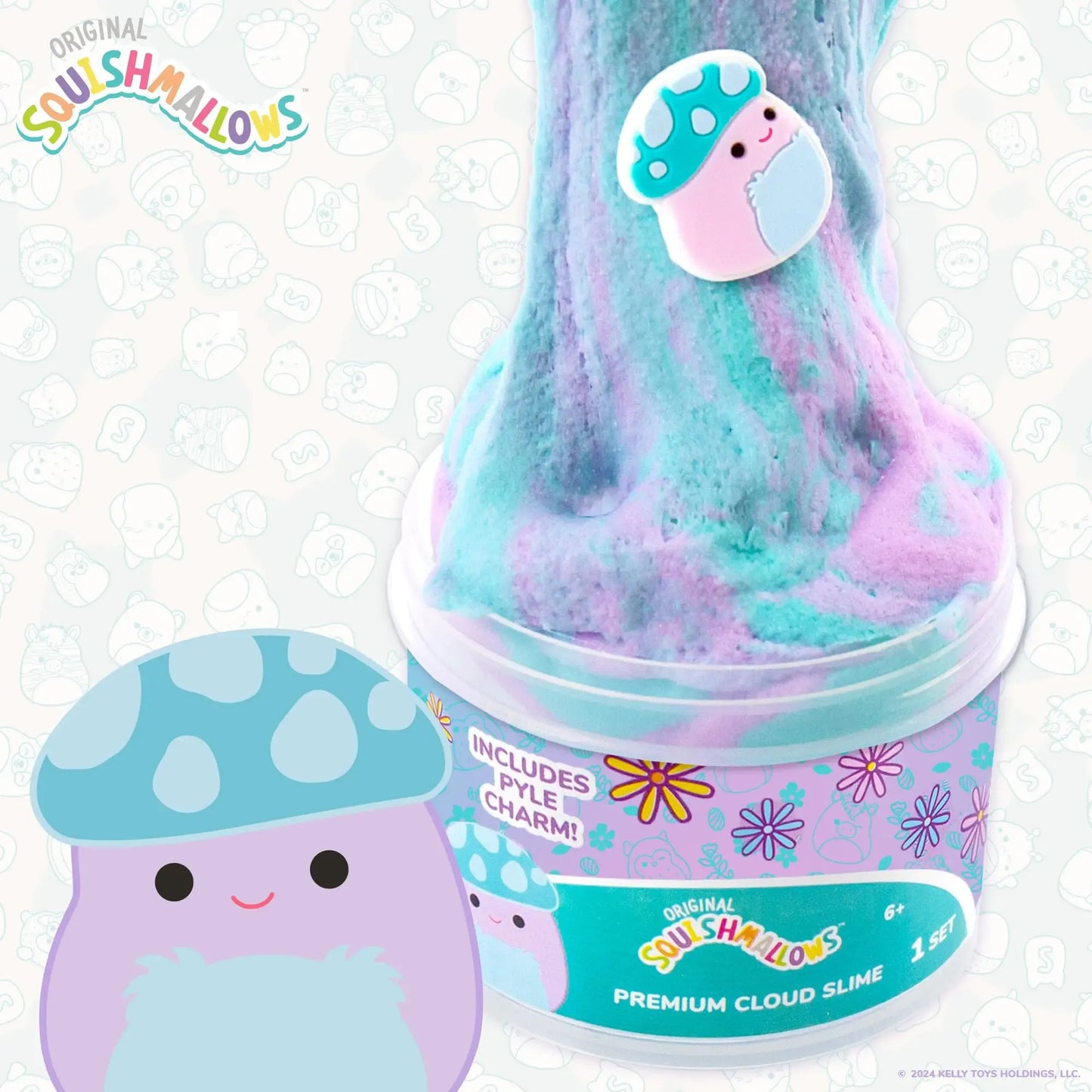 Squishmallows - Pyle The Mushroom - Cloud Slime