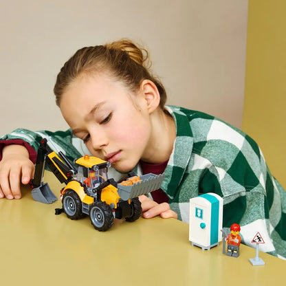 LEGO City - Yellow Backhoe Loader (60480)