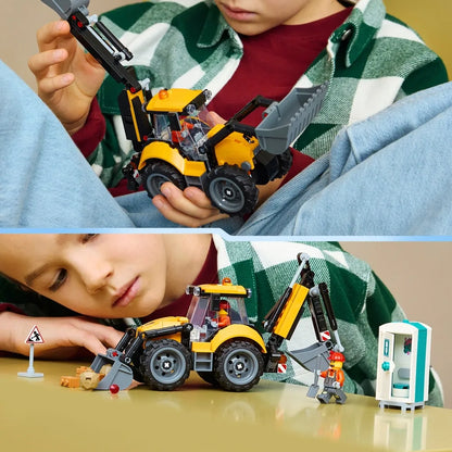 LEGO City - Yellow Backhoe Loader (60480)