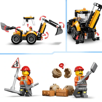 LEGO City - Yellow Backhoe Loader (60480)