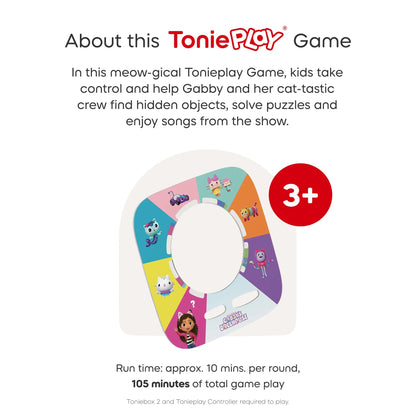 Tonies - Tonieplay - Gabby's Dollhouse - Gabby's Cat-tastic Scavenger Hunt