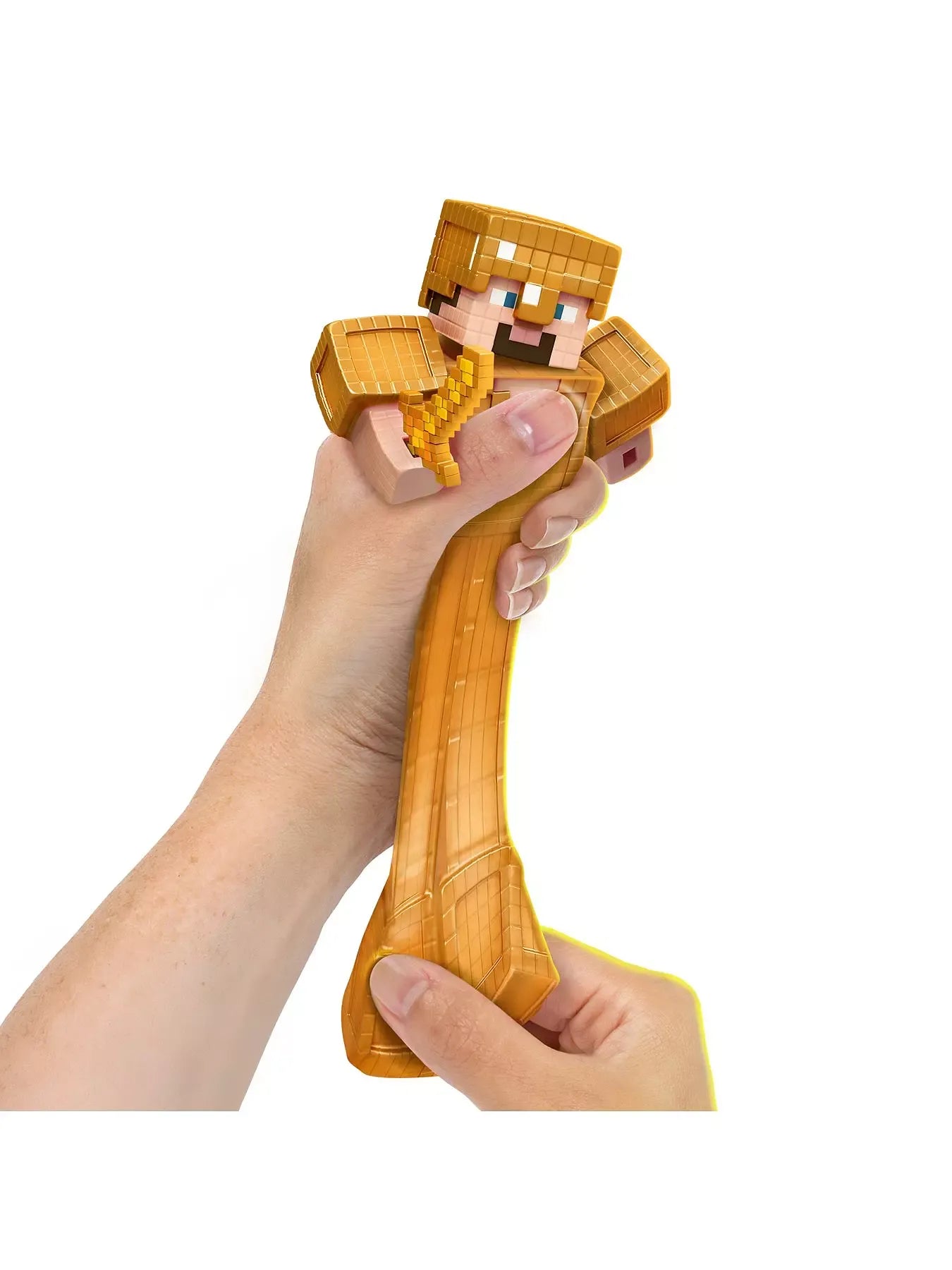 Goo Jit Zu - Minecraft - Stretchy Gold Armor Steve