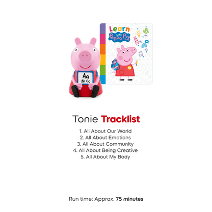 Tonies - Peppa Pig - Learn with Peppa