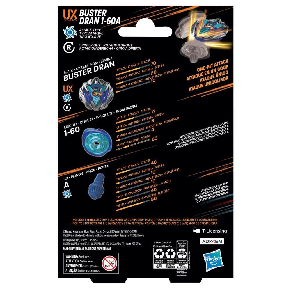 Beyblade - Starter Pack - Buster Dran 1-60A