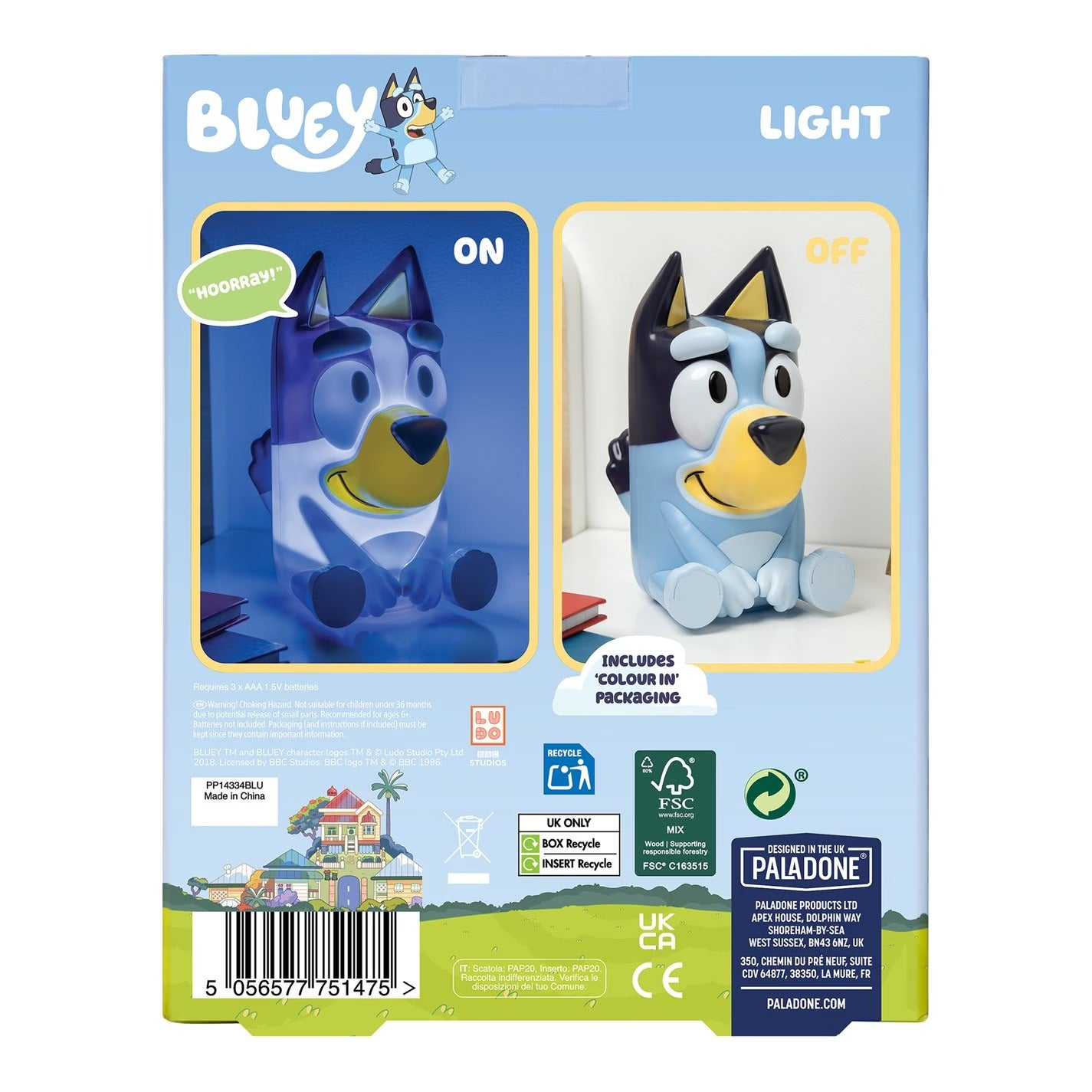 Bluey - GloBuddies - Lamp With Sound