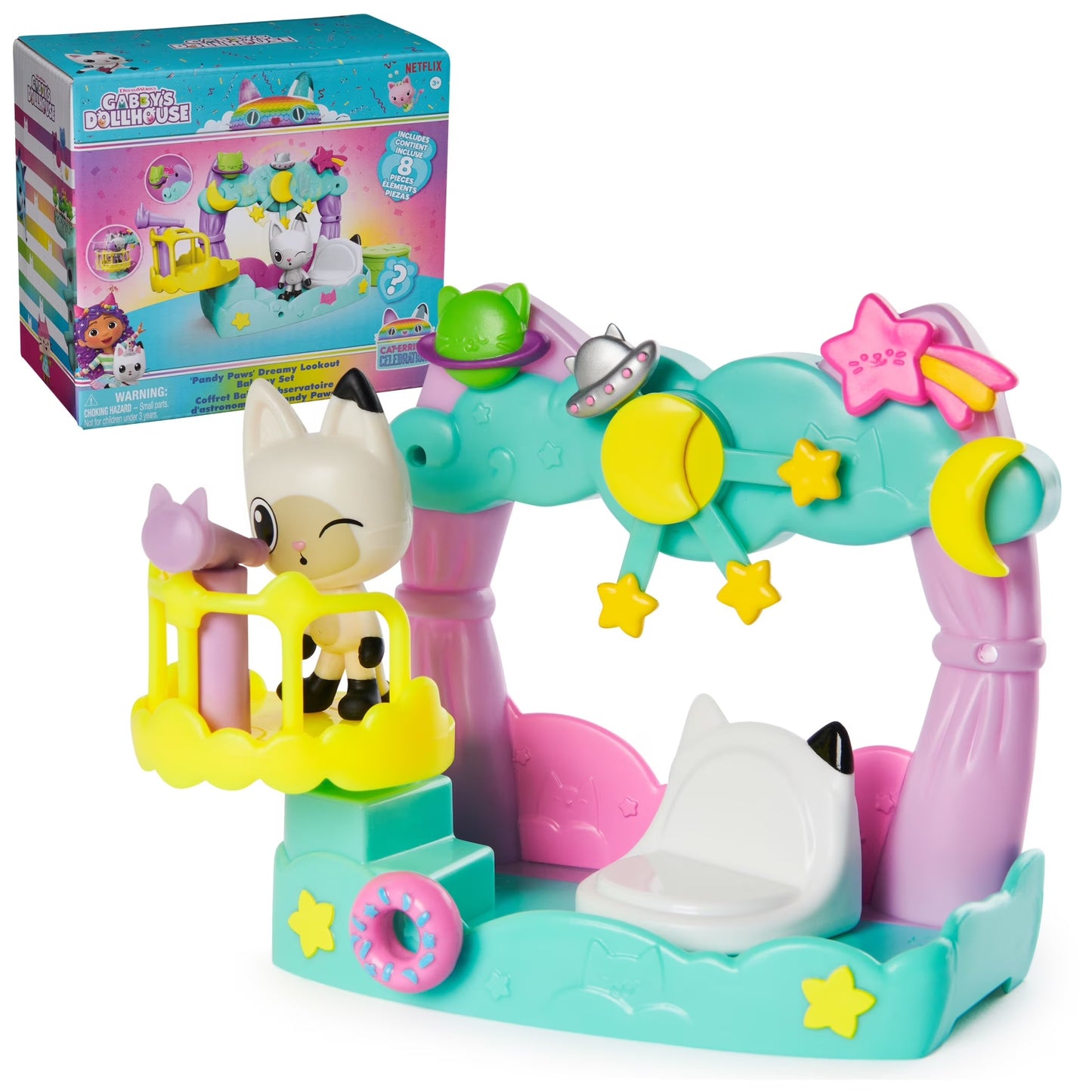 Gabby's Dollhouse - Balcony Decoration - Pandy Paws