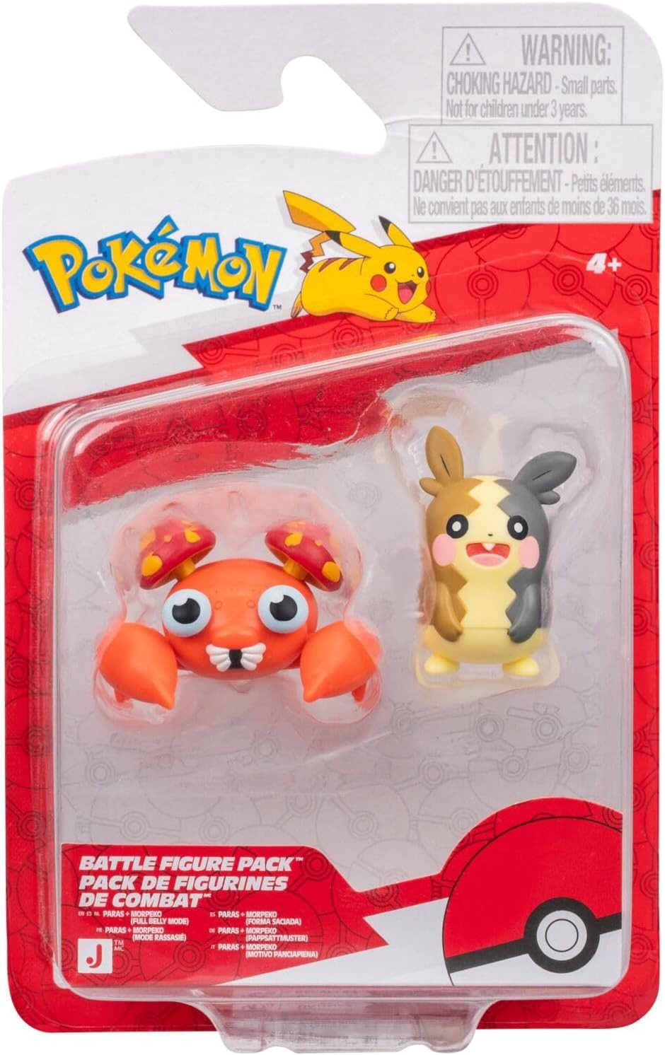 Pokemon - Battle Figure Pack - Paras & Morpeko