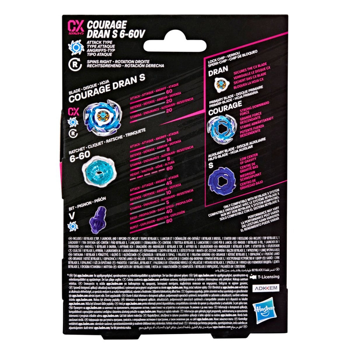 Beyblade - Starter Pack - Courage Drans S 6-60V CX