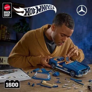 Mattel Brick Shop - Hot Wheels - Mercedes-Benz 300SL