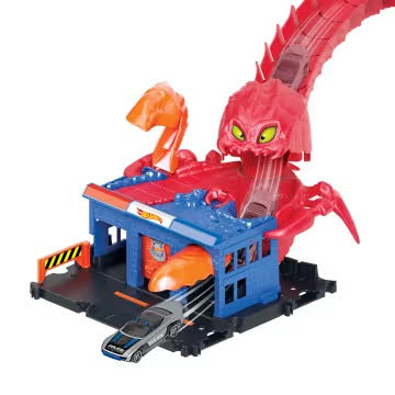 Hot Wheels - City Nemesis - Scorpion Flex Attack Playset