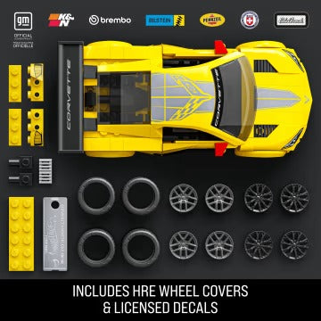 Mattel Brick Shop - Hot Wheels - '20 Corvette C8.R