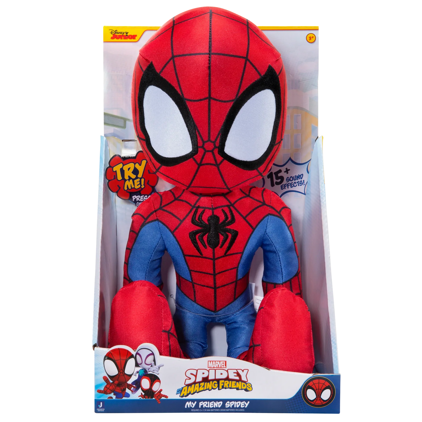 Spidey & His Amazing Friends - My Friend Spidey 16" Plush with Sounds