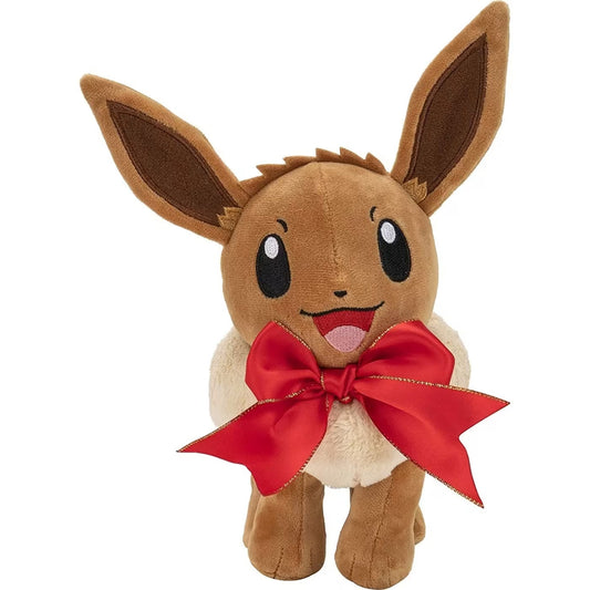 Pokemon - 8" Seasonal Plush Eevee with Bow