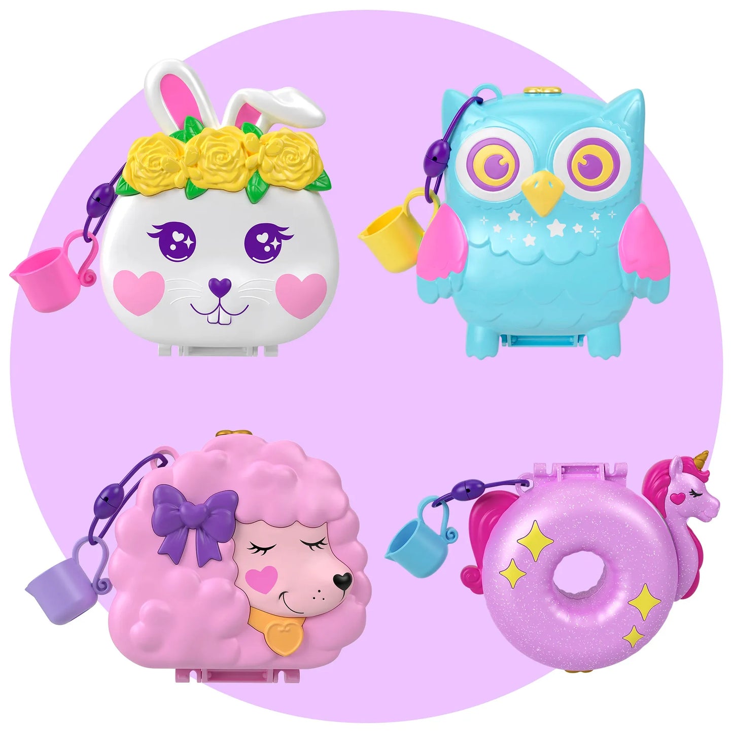Polly Pocket - Pet Connects - Panda Playset