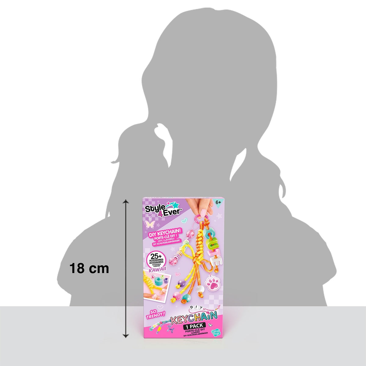 Style 4 Ever - Keychain 1 Pack Assorted