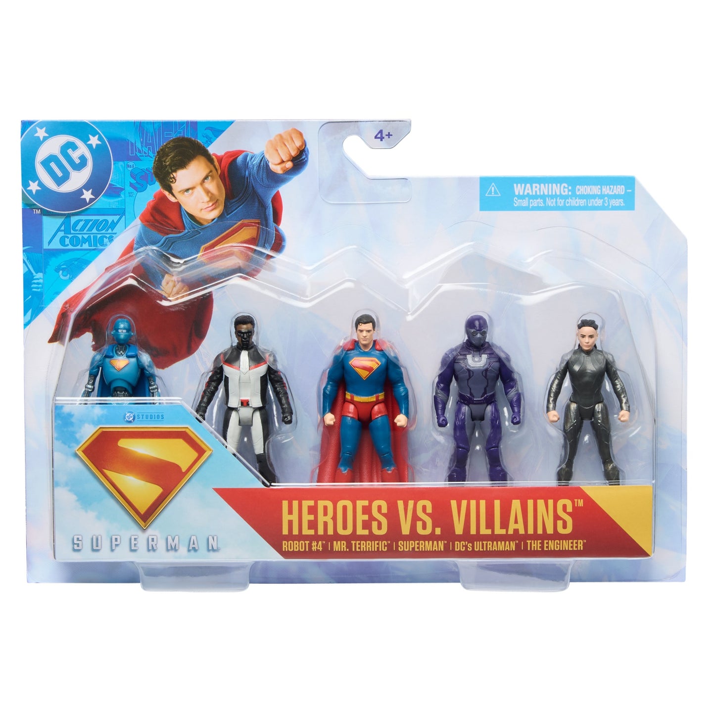 Superman - 3" Figures - Heroes vs Villains