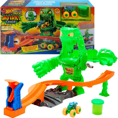 Hot Wheels - Monster Trucks Mutant Monster Chaos Playset