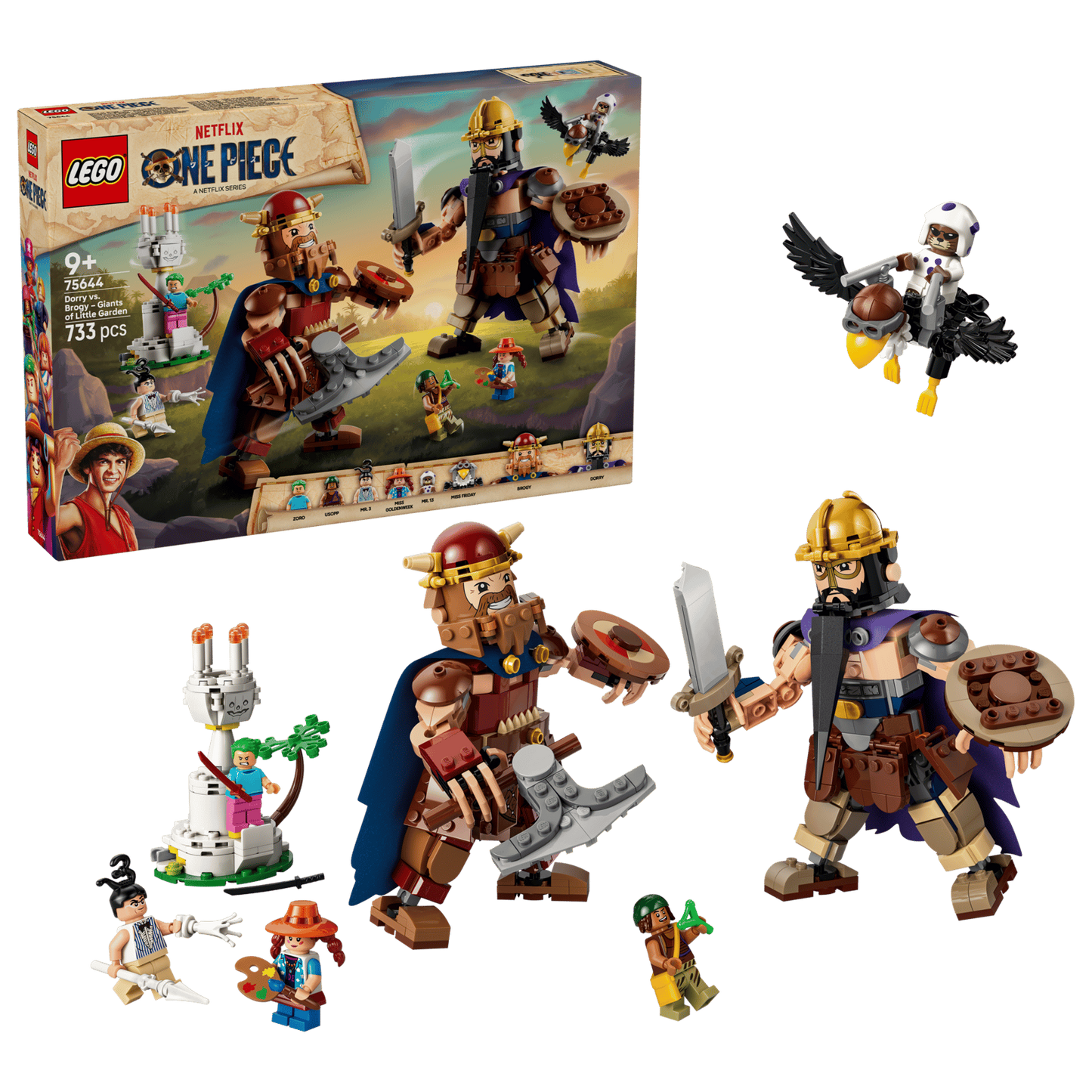 LEGO One Piece - Dorry vs. Brogy – Giants of Little Garden (75644)