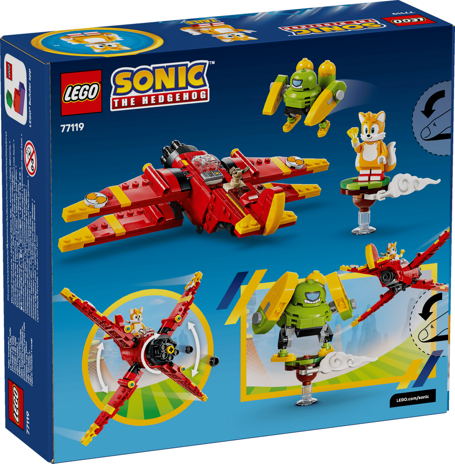 LEGO Sonic the Hedgehog - Tails' Tornado-1 (77119)